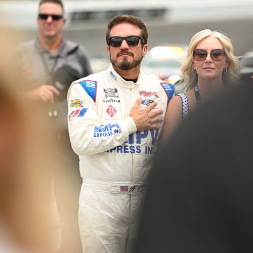 CHARLOTTE, NORTH CAROLINA - JANUARY 19: NASCAR driver Stefan Parsons poses for a photo during NASCAR Production Days at Charlotte Convention Center on January 19, 2023 in Charlotte, North Carolina. (Photo by Jared C. Tilton/Getty Images)