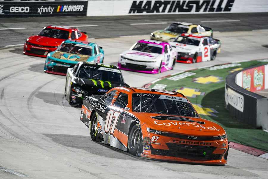 Joe Graf Jr. covers most of the Martinsville Speedway field by sealing top-15 finish  Martinsville Speedway | Dead On Tools 250 Race Recap